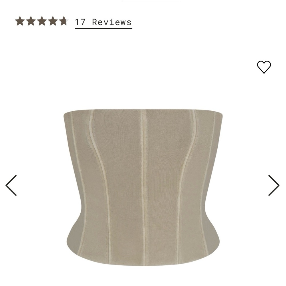 SKIMS Beige Corset Taupe